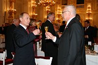 Владимир Путин и Вацлав Клаус