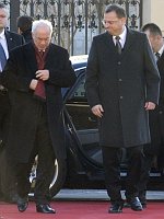 Премьер-министр Чехии Петр Нечас (справа) и премьер-министр Украины Николай Азаров (Фото: ЧТК)