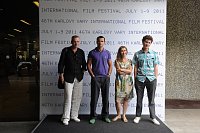 Александер Орлов, Ремигиус Сабулис, Ольга Симонова и Игорь Волошин (Фото: Film Servis Festival Karlovy Vary)