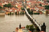 Прага во время наводнения в 2002 г. (Фото: Ян Розенауэр)