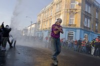  Снимок года Czech Press Photo 2011: «Беспорядки в Вансдорфе» (Фото: Станислав Крупарж)