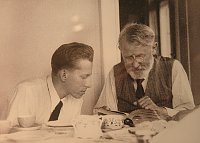 Отто Вихтерле и его профессор Эмиль Воточек (Фото: Архив Академии наук ЧР)