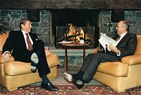 Рональд Реган и Михаил Горбачев (Фото: Free Domain)