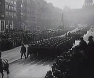 Нацистский военный парад на Вацлавской площади, 19 марта 1939 г. (Фото: Чешское Телевидение)