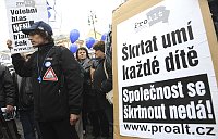 Демонстрация против правительства и реформ (Фото: ЧТК)