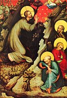 Мастер Тршебоньского алтаря, «Христус на Елеонской» (1380 - 1385 гг.)