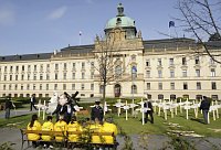 Акция «Гринпис» перед Страковой академией (Фото: ЧТК)